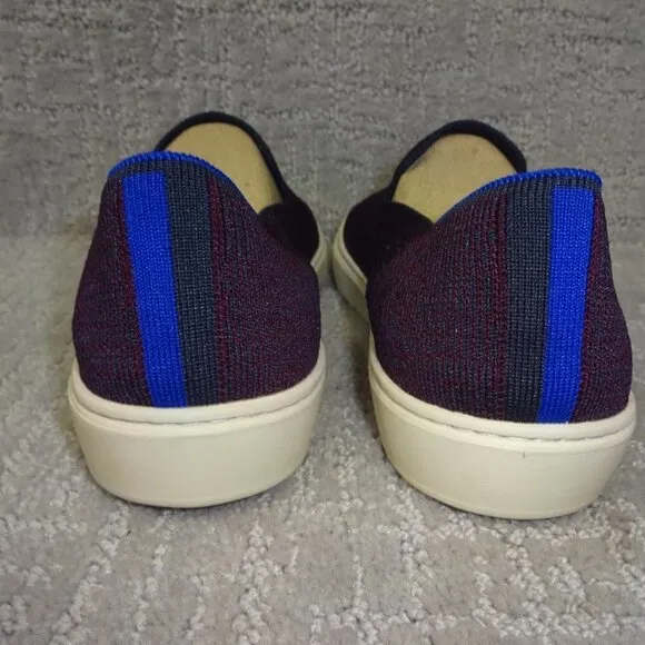 Rothy’s The Sneakers Women's Size 8.5 US Fig Python Purple Comfort Slip On Shoes