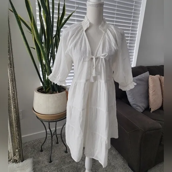Saffron Lane Maternity Sophia dress. White. Size Small. New. The Sophia …