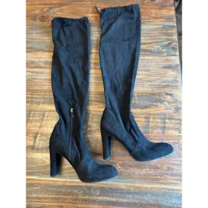 Sam Edelman Knee High Boots, Size 11M,‎ Black