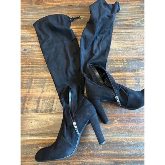Sam Edelman Knee High Boots, Size 11M,‎ Black