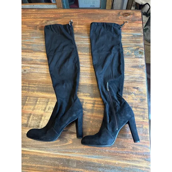 Sam Edelman Knee High Boots, Size 11M,‎ Black