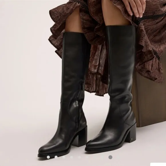 Sam Edelman Soyer Knee High Leather Boots