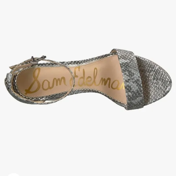 SAM EDELMAN YARO LEATHER SANDALS  SIZE 8.5