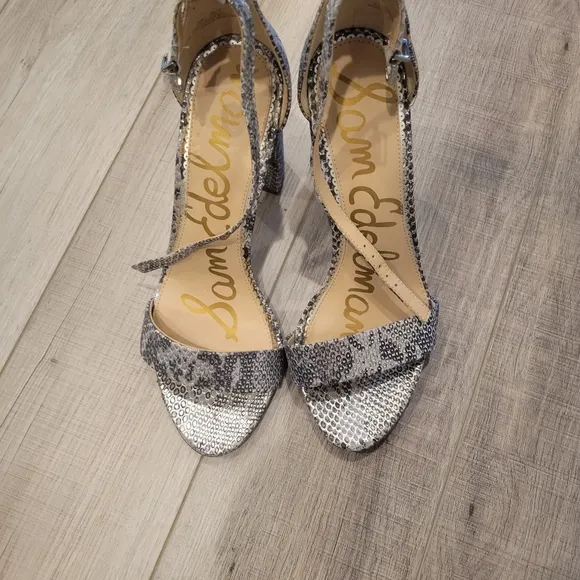 SAM EDELMAN YARO LEATHER SANDALS  SIZE 8.5