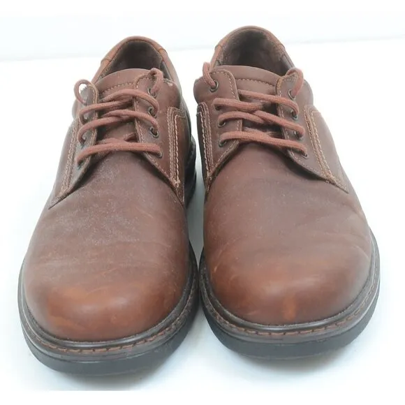 SAS Aden Men's 9M Brown Leather Oxford Lace Up Shoes Comfort Walking