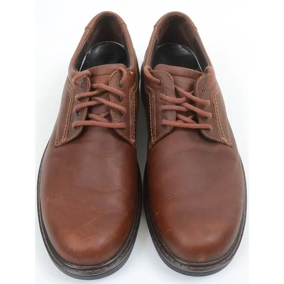 SAS Aden Men's 9M Brown Leather Oxford Lace Up Shoes Comfort Walking