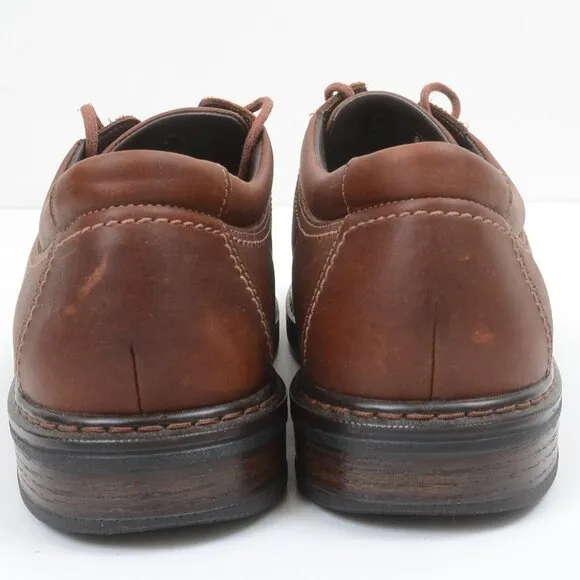 SAS Aden Men's 9M Brown Leather Oxford Lace Up Shoes Comfort Walking