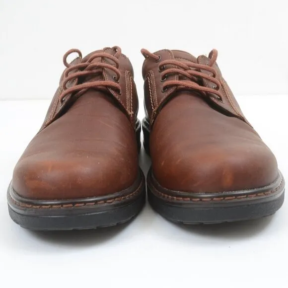 SAS Aden Men's 9M Brown Leather Oxford Lace Up Shoes Comfort Walking