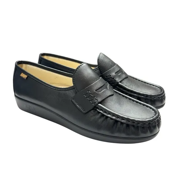 SAS Classic Womens Loafer Comfort Shoe Size 9 Black Handsewn Made in USA   NEW!