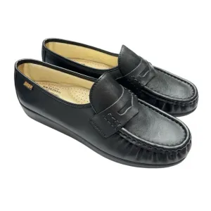 SAS Classic Womens Loafer Comfort Shoe Size 9 Black Handsewn Made in USA   NEW!