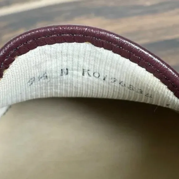SAS Simplify Womens Size 9.5 Narrow Shoes Antique Wine Leather Comfort Loafer