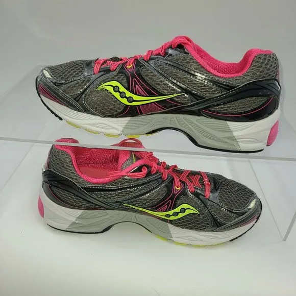 Saucony‎ Guide 6 Running Shoes Womens Size 9.5 Gray/Pink Athletic Sneaker