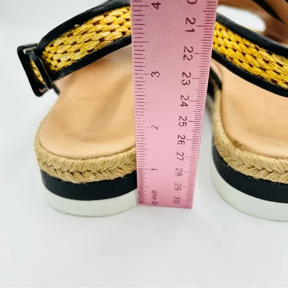 Schutz shoes woven platform espadrille strappy bohemian women size 9.5