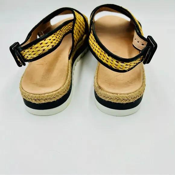 Schutz shoes woven platform espadrille strappy bohemian women size 9.5