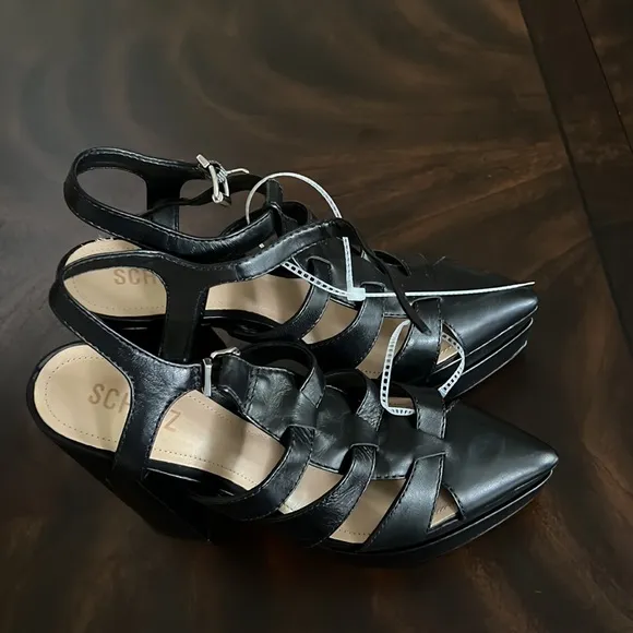 SchutzDaryl Leather Platform Fisherman Dress Sandals