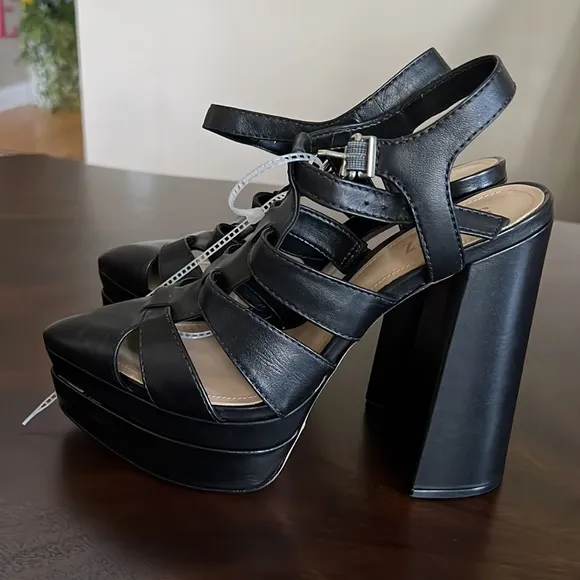 SchutzDaryl Leather Platform Fisherman Dress Sandals