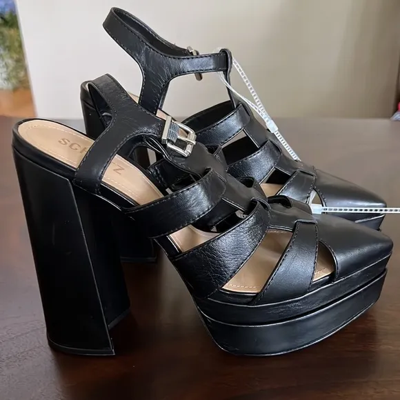 SchutzDaryl Leather Platform Fisherman Dress Sandals