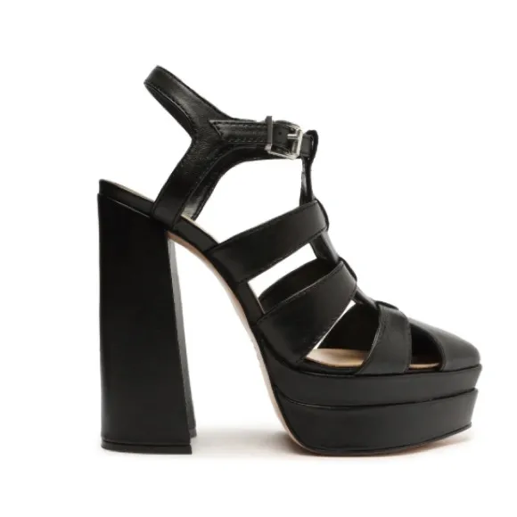 SchutzDaryl Leather Platform Fisherman Dress Sandals