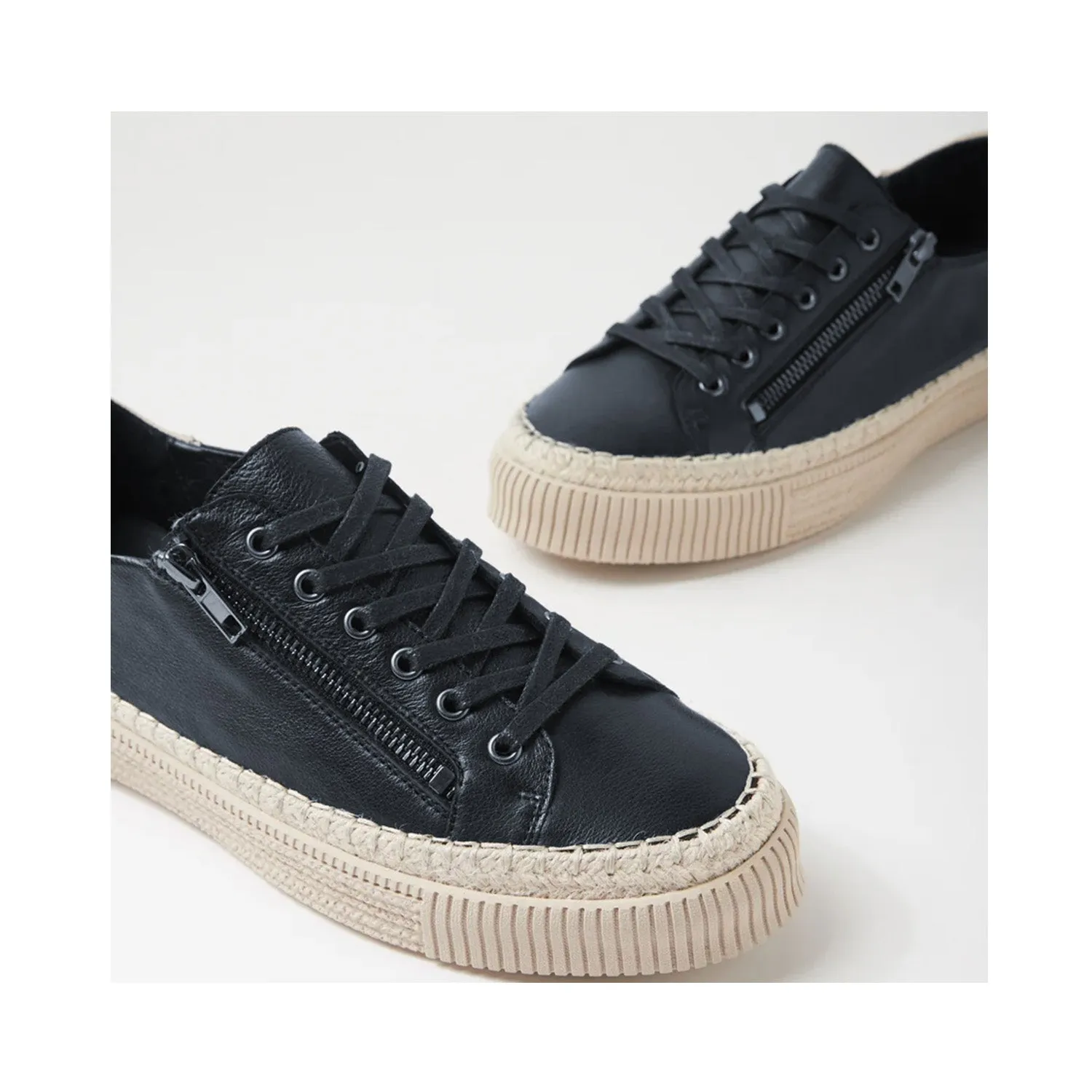 Shoe Tarbes - Navy & Almond