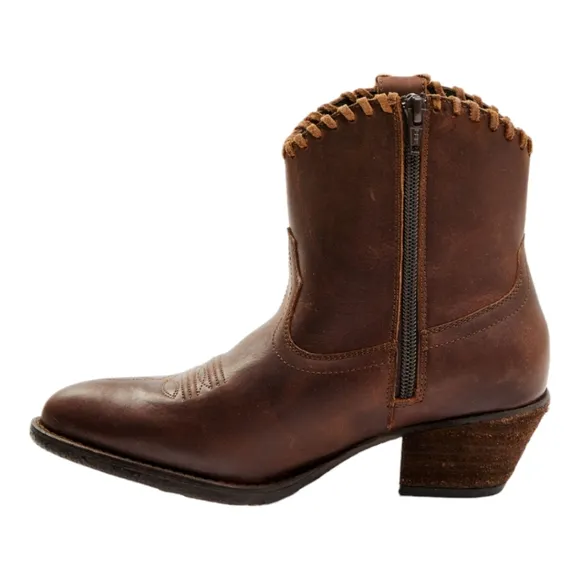 Shyanne Women's Sawyer Dolly Terra Western Fashion Ankle BootRound Toe Size 8.5