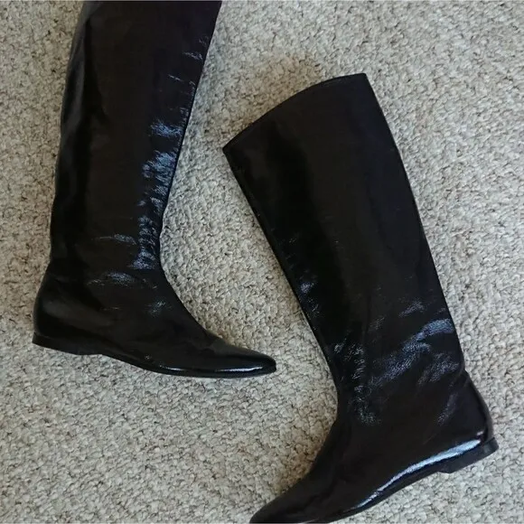 Sigerson Morrison Patent Leather knee High boots size 36.5