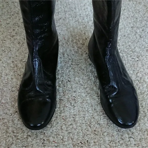 Sigerson Morrison Patent Leather knee High boots size 36.5