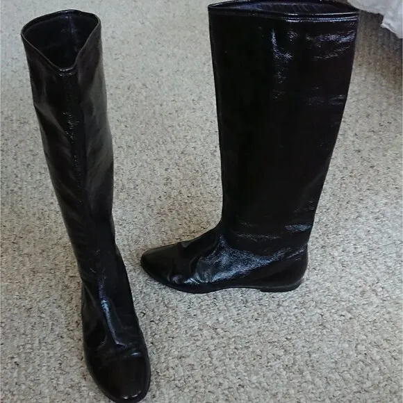 Sigerson Morrison Patent Leather knee High boots size 36.5