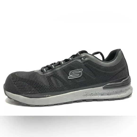 Skechers Bulkin Men's Black Athletic Shoes Size 12M