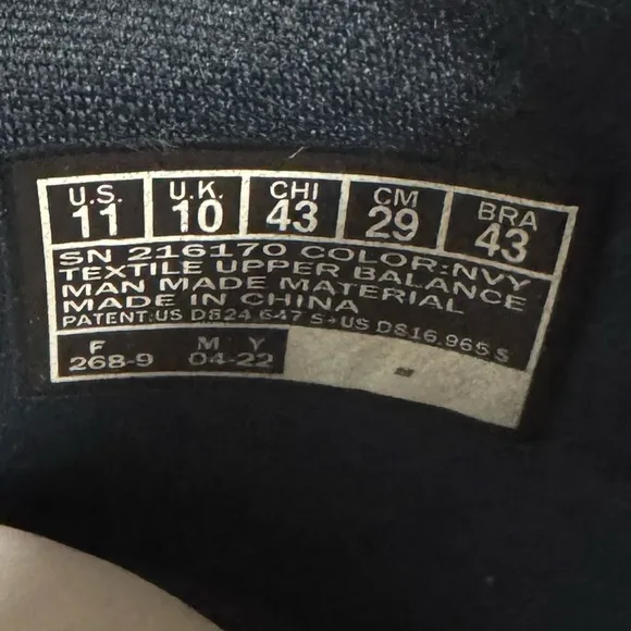 Skechers Go Walk Air Cooled Max Slip On Pull On Sneaker Navy Blue Mens 11 Shoes