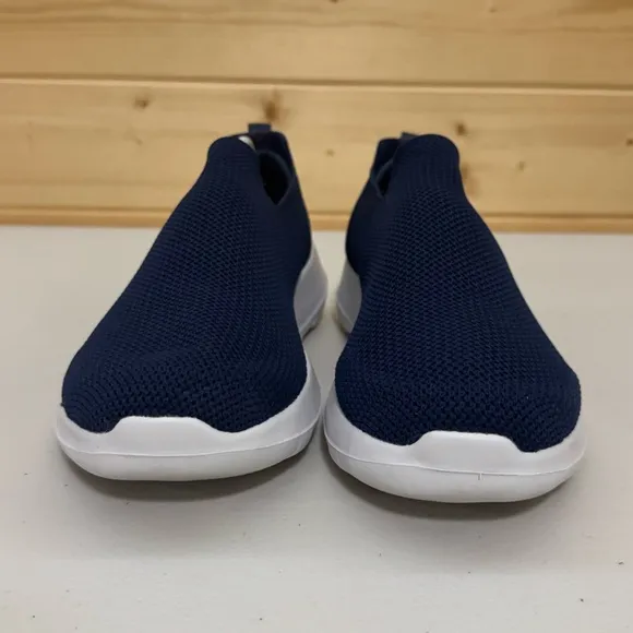 Skechers Go Walk Air Cooled Max Slip On Pull On Sneaker Navy Blue Mens 11 Shoes