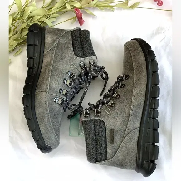 Skechers Synergy Cool Seeker Ankle Boots Women's Size 6.5 Charcoal NWT 167425