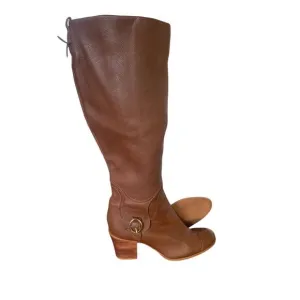 Skechers Women’s Knee High Leather Boots Brown Size 9