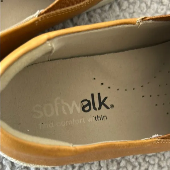 SoftWalkAlexandria Tan Slip-On Shoes