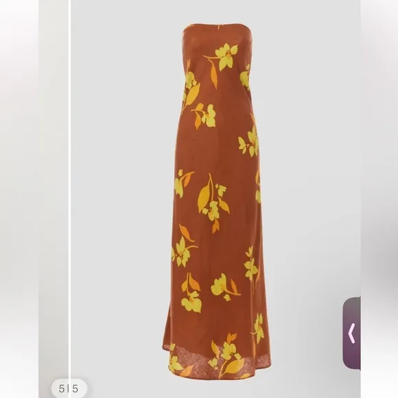 Soleil soleil Maeve strapless dress