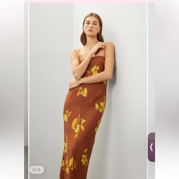 Soleil soleil Maeve strapless dress