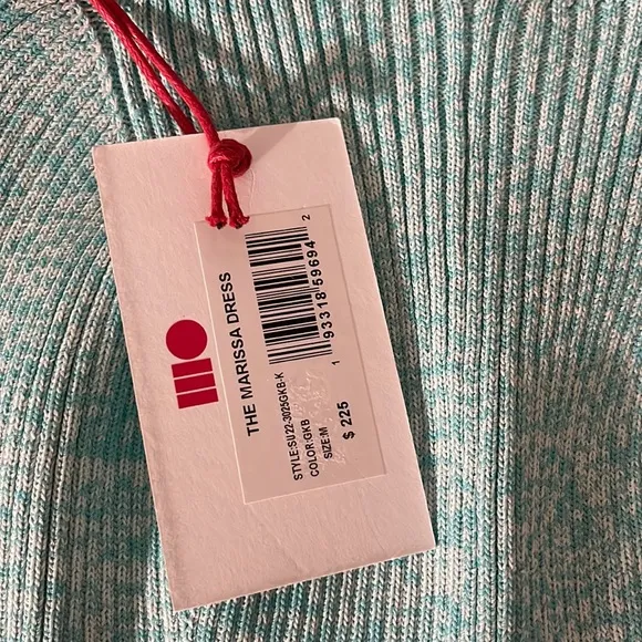 SOLID &amp; STRIPED THE MARISSA DRESS GREEK BLUE TURQUOISE TEAL WHITE Sz M and L NEW