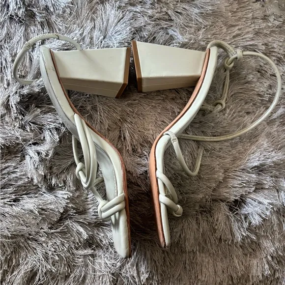 Song of Style Noelle dress shoes open toe sandals block heels strappy tie up