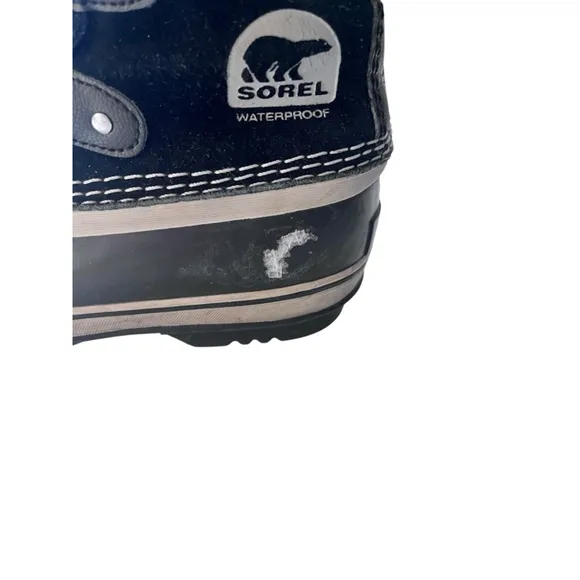 Sorel Faux Fur Winter Boots Lace Up Size 3 Women's 7 Joan Of Arctic Waterproof