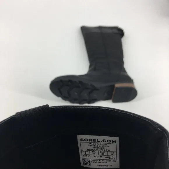 Sorel Knee Length Black Boots