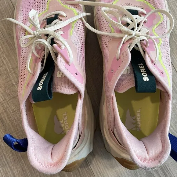 Sorel Womens Pink Kinetic Breakthru Day Lace Athletic Tennis Shoes 11 Sneakers