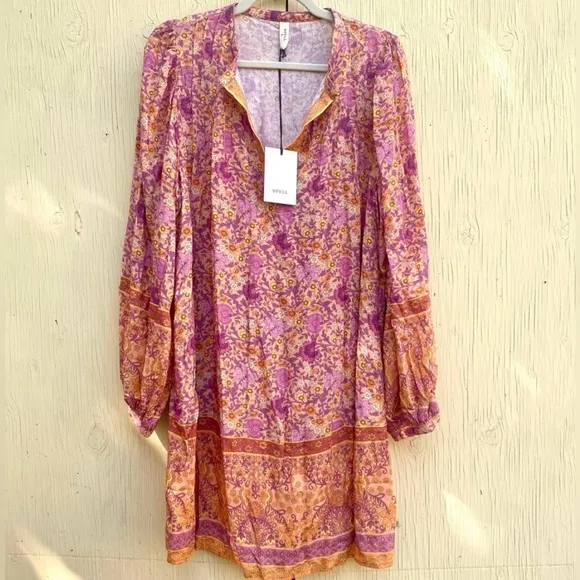 Spell Village Tunic Dress-Sunrise