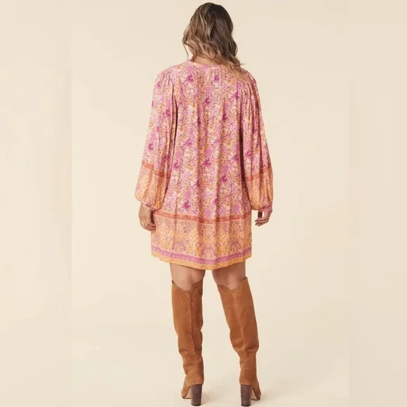 Spell Village Tunic Dress-Sunrise