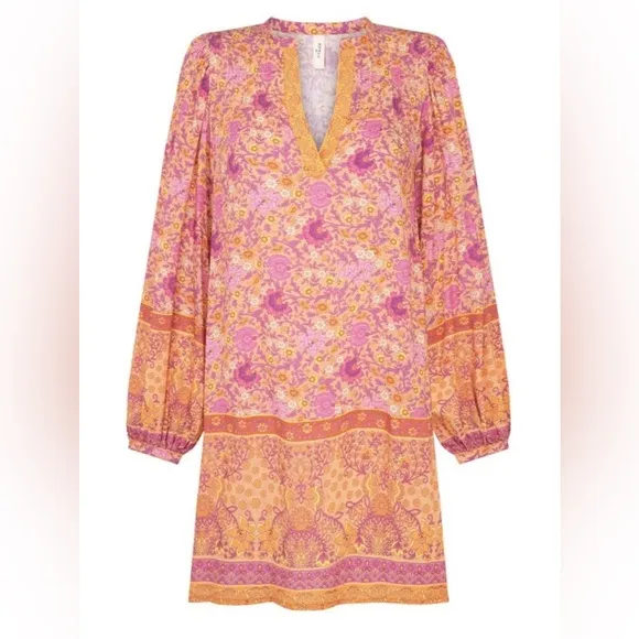 Spell Village Tunic Dress-Sunrise