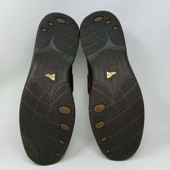 Sperry Gold Cup ASV Boat Shoes Mens 11.5 M Brown Leather 2 Eye Casual Preppy