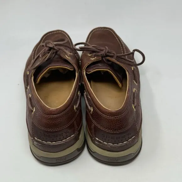Sperry Gold Cup ASV Boat Shoes Mens 11.5 M Brown Leather 2 Eye Casual Preppy