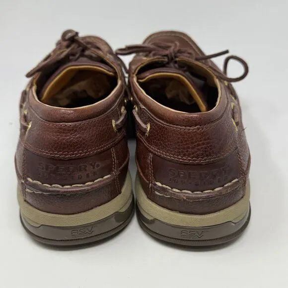 Sperry Gold Cup ASV Boat Shoes Mens 11.5 M Brown Leather 2 Eye Casual Preppy