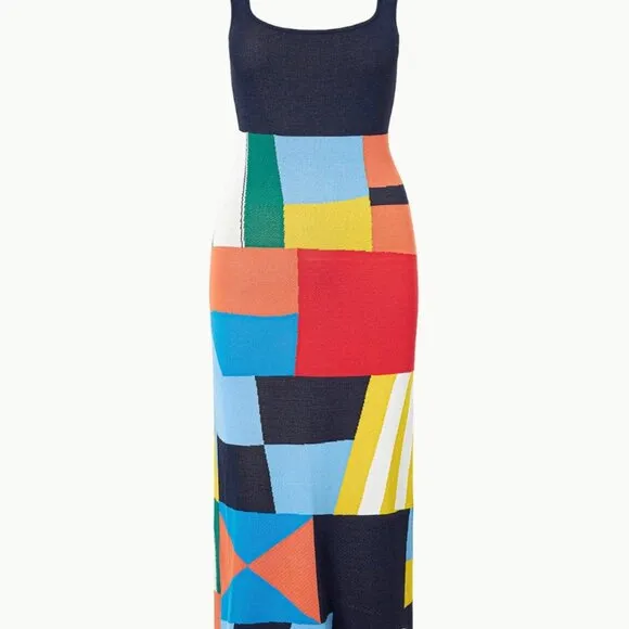 STAUD Katie Dress Sails Up Size Small