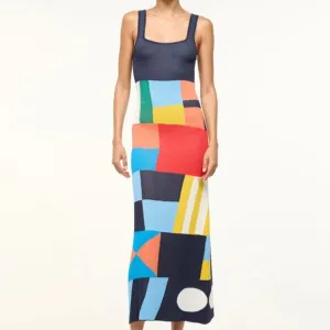 STAUD Katie Dress Sails Up Size Small