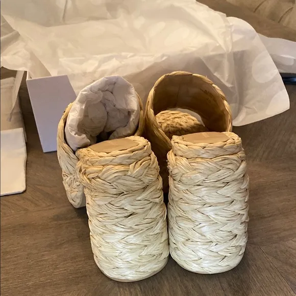 Stella McCartney Woven Platform Mules