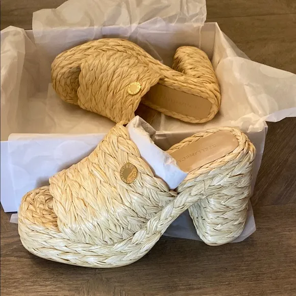 Stella McCartney Woven Platform Mules
